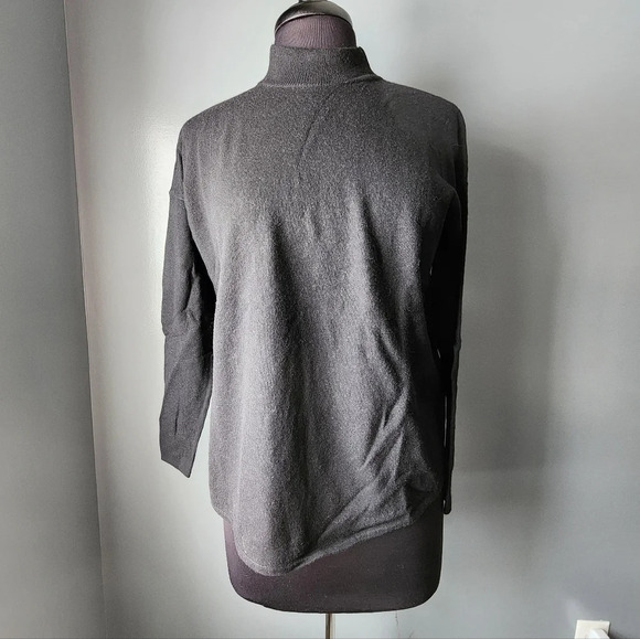 *NWT* Madewell Ashbury Mockneck Black Sweater - Picture 3 of 6